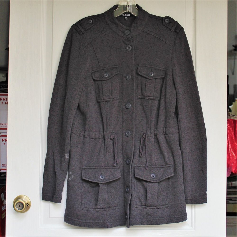 Torrid gray 00 jacket